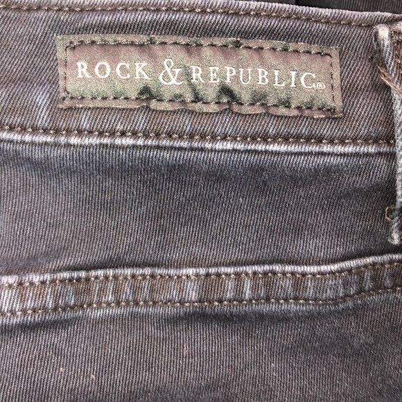 Rock & Republic size 10 black skinny jeans - Picture 7 of 7